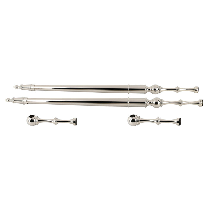 Kingston Edwardian VPB33226P Console Sink Leg Support, Polished Nickel