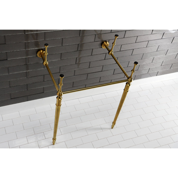Kingston Heirloom VPB33227 - Edwardian Brass Console Sink Legs, Brushed Brass