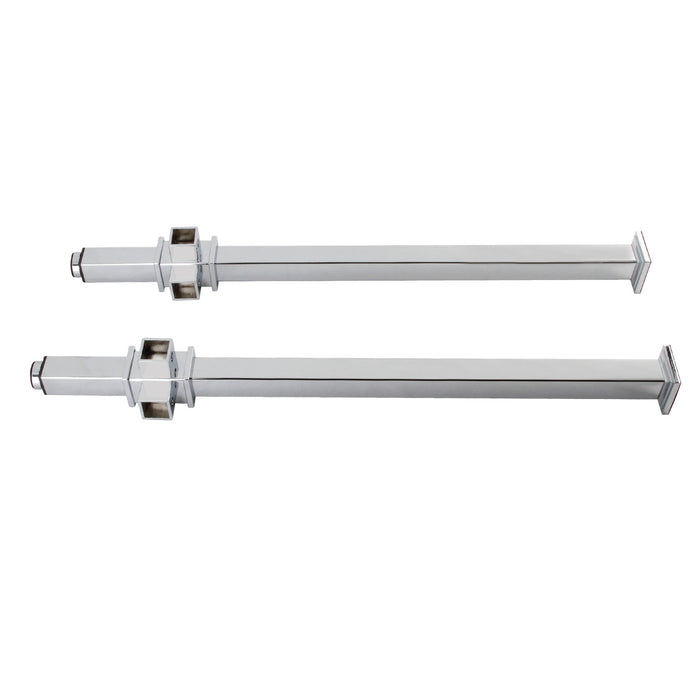 Kingston Fauceture VPB3322SQ1P Console Sink Leg Support, Polished Chrome