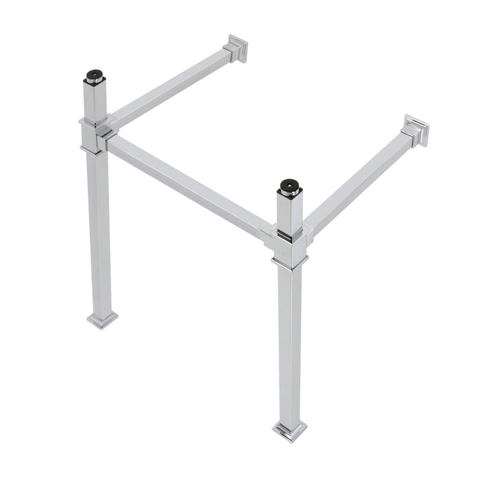 Kingston Sona VPB3322SQ1 - Fauceture Stainless Steel Console Sink Legs, Polished Chrome