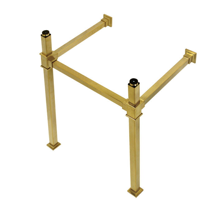 Kingston Sona VPB3322SQ7 - Fauceture Stainless Steel Console Sink Legs, Brushed Brass