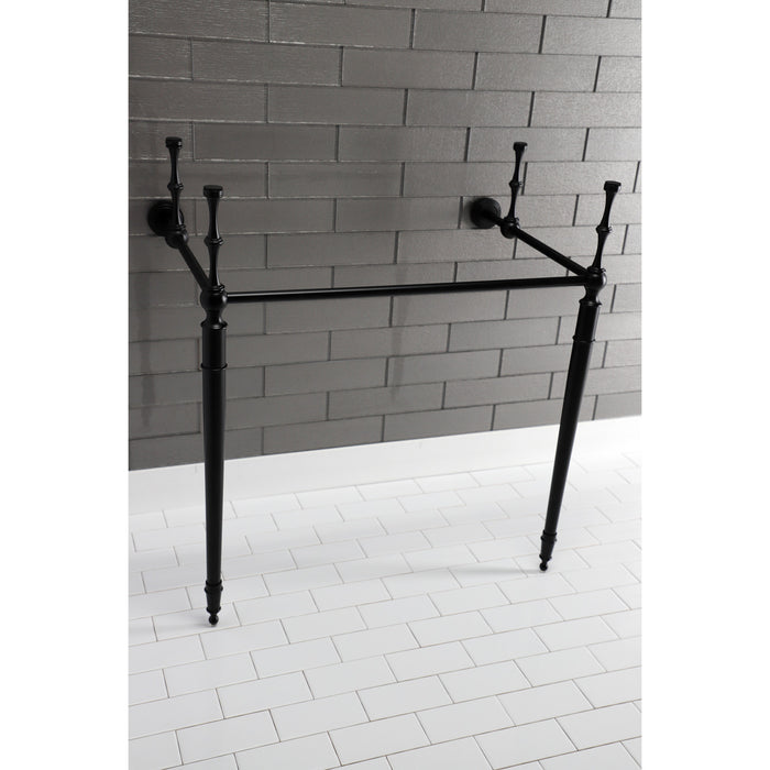 Kingston Heirloom VPB33280 - Edwardian Brass Console Sink Legs, Matte Black