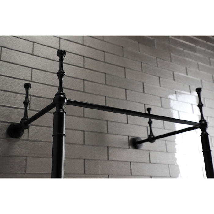 Kingston Heirloom VPB33280 - Edwardian Brass Console Sink Legs, Matte Black