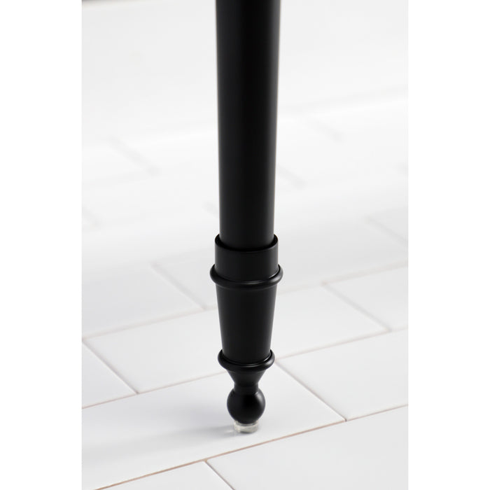 Kingston Heirloom VPB33280 - Edwardian Brass Console Sink Legs, Matte Black