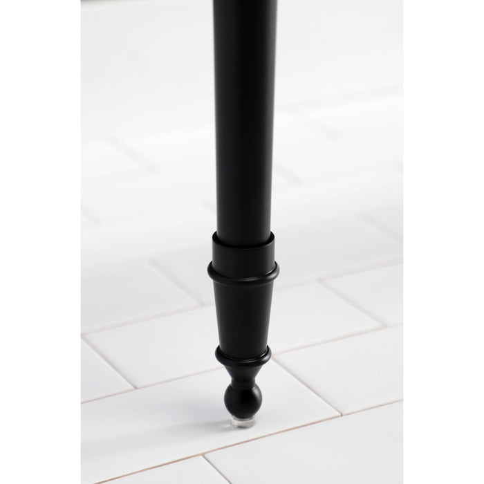 Kingston Heirloom VPB33280 - Edwardian Brass Console Sink Legs, Matte Black
