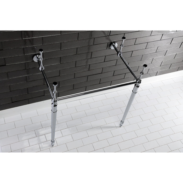 Kingston Heirloom VPB33281 - Edwardian Brass Console Sink Legs, Polished Chrome