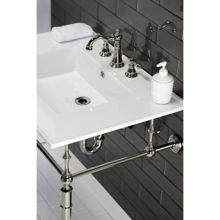 Kingston Heirloom VPB33286 - Edwardian Brass Console Sink Legs, Polished Nickel