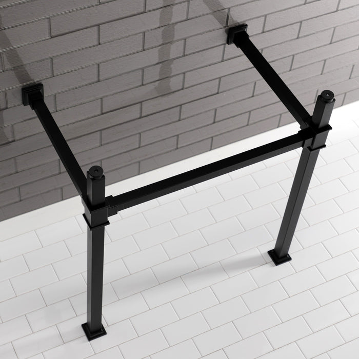 Kingston Sona VPB3328SQ0 - Fauceture Stainless Steel Console Sink Legs, Matte Black