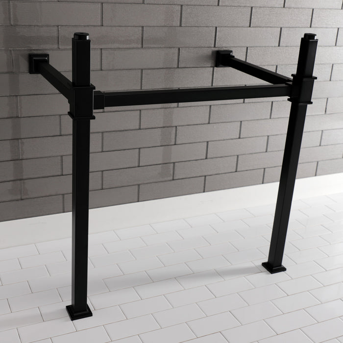 Kingston Sona VPB3328SQ0 - Fauceture Stainless Steel Console Sink Legs, Matte Black