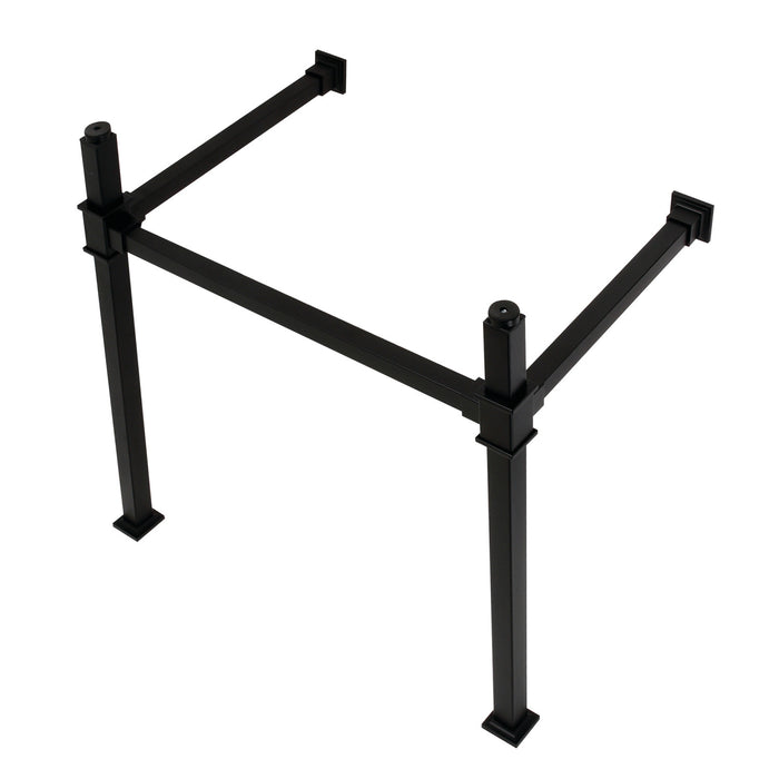 Kingston Sona VPB3328SQ0 - Fauceture Stainless Steel Console Sink Legs, Matte Black