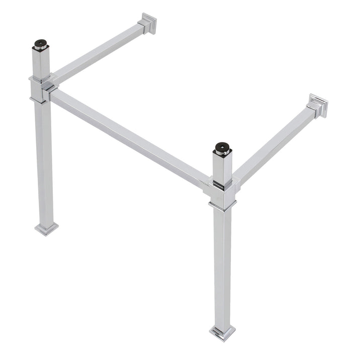 Kingston Sona VPB3328SQ1 - Fauceture Stainless Steel Console Sink Legs, Polished Chrome