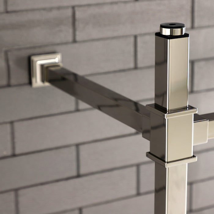 Kingston Sona VPB3328SQ6 - Fauceture Stainless Steel Console Sink Legs, Polished Nickel