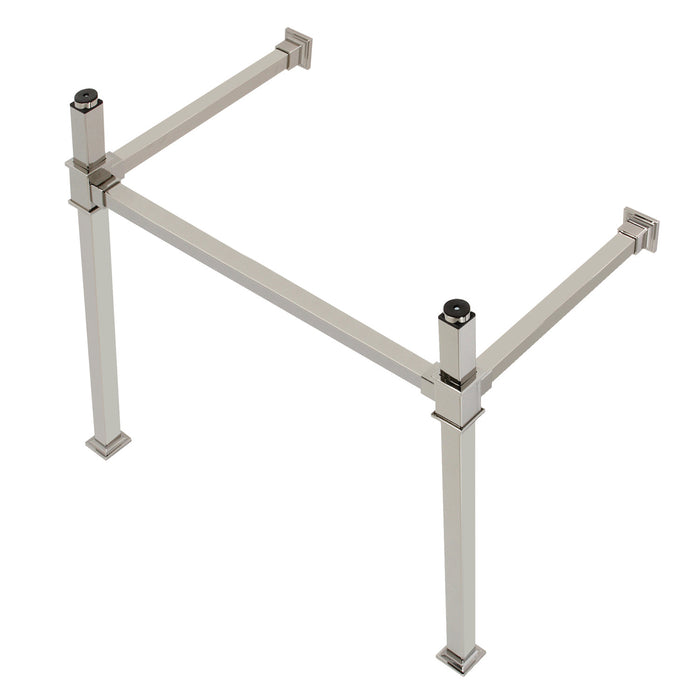 Kingston Sona VPB3328SQ6 - Fauceture Stainless Steel Console Sink Legs, Polished Nickel