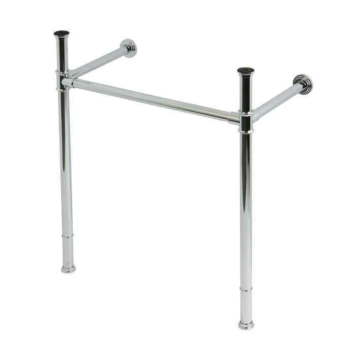 Kingston Tulare VPB36281 - Fauceture Stainless Steel Console Sink Legs, Polished Chrome