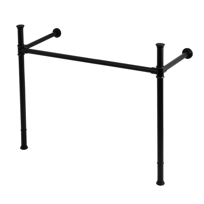 Kingston Tulare VPB36410 - Fauceture Stainless Steel Console Sink Legs, Matte Black