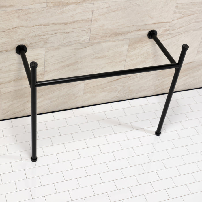 Kingston Sona VPB39170 - Hartford Stainless Steel Console Sink Legs, Matte Black