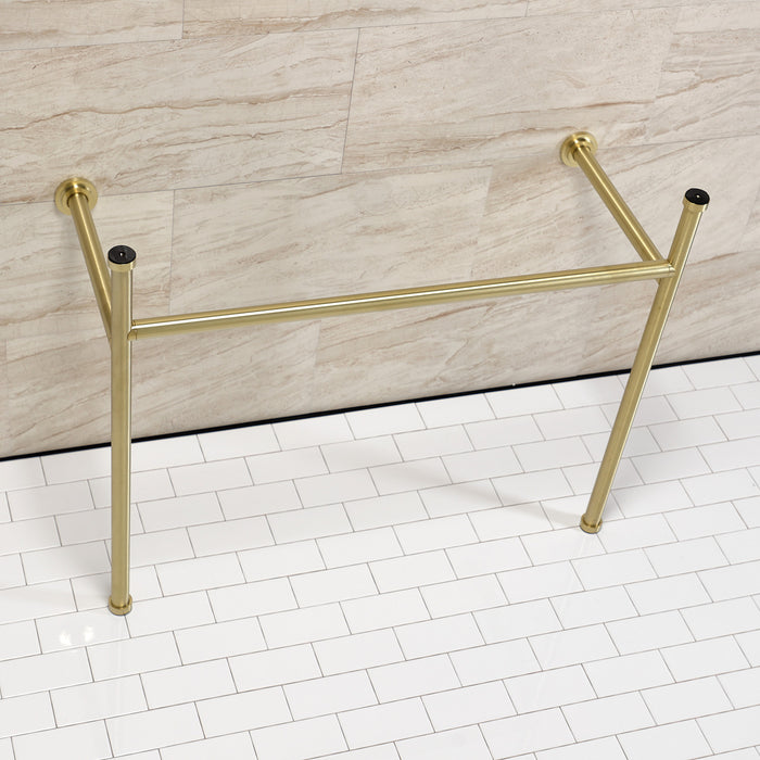 Kingston Sona VPB39177 - Hartford Stainless Steel Console Sink Legs, Brushed Brass