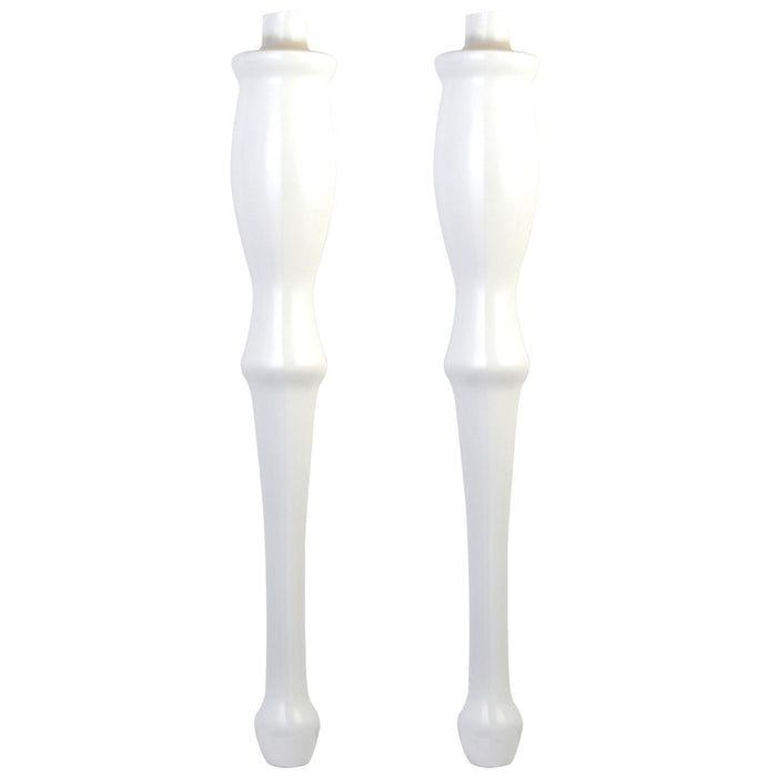 Kingston Heirloom VPB532P - Imperial Ceramic Console Sink Legs (2 Pcs/Set), White
