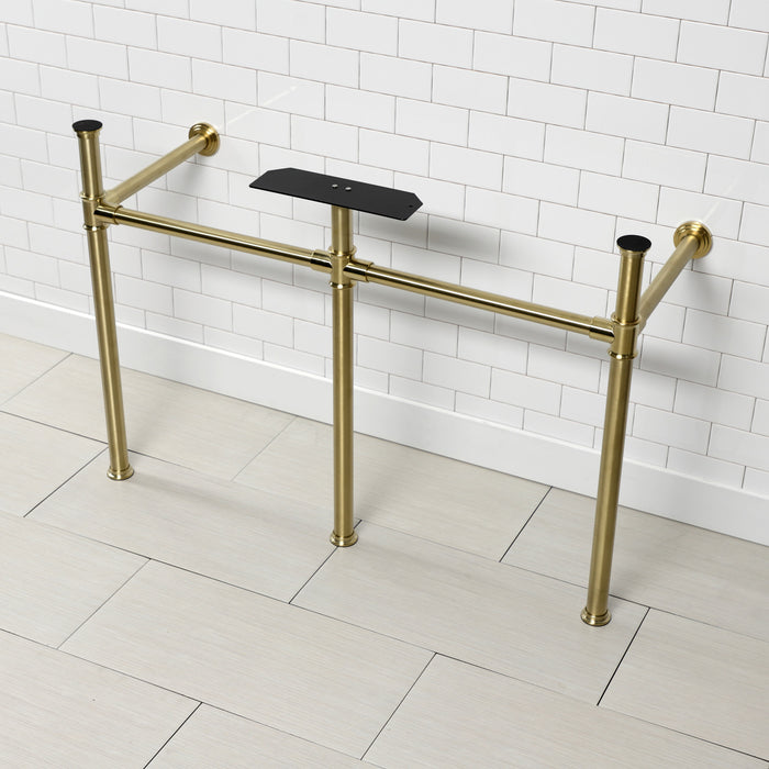 Imperial VPBT14887 Stainless Steel Console Sink Legs, Brushed Brass