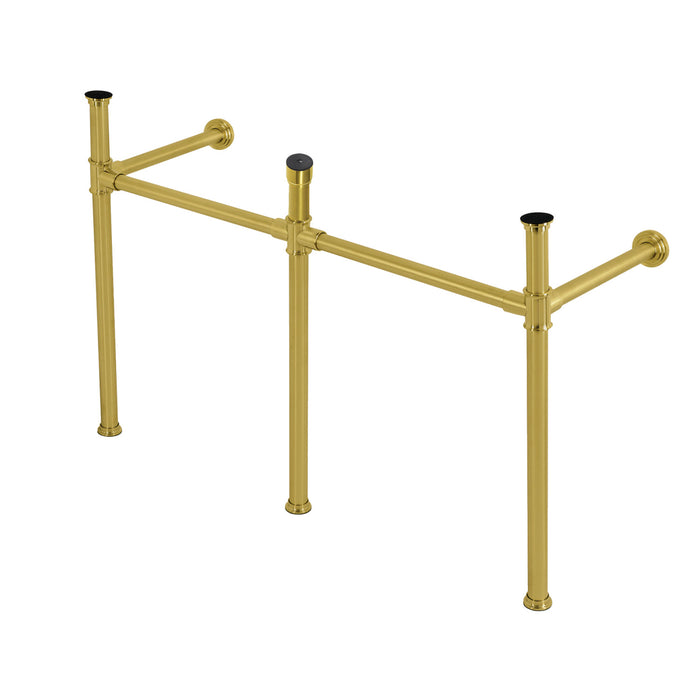 Kingston Tulare VPBT14887 - Imperial Stainless Steel Console Sink Legs, Brushed Brass