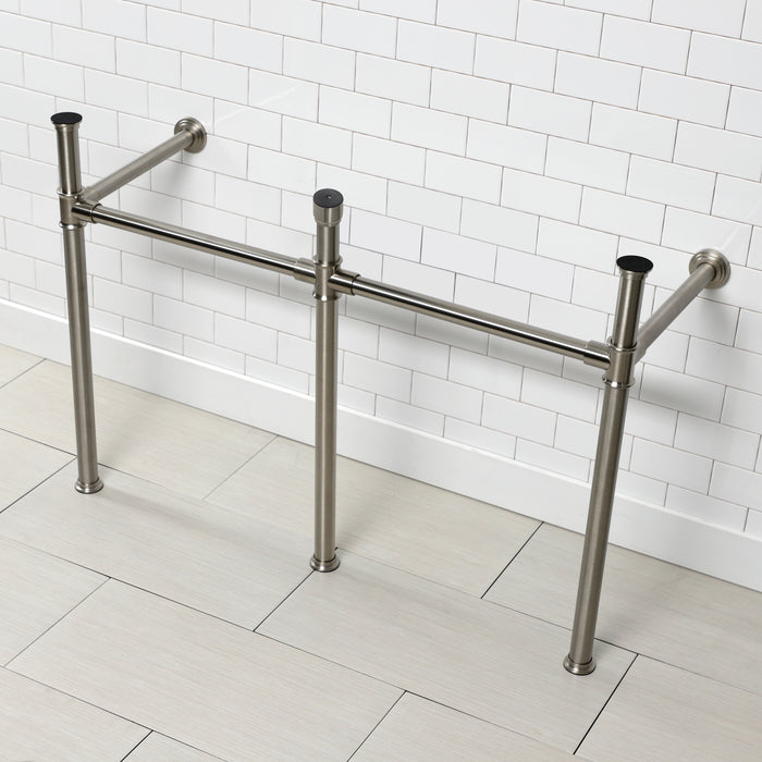 Imperial VPBT14888 Stainless Steel Console Sink Legs, Brushed Nickel