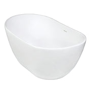 Kingston Sona VRTRS573224 - Arcticstone 57-Inch Solid Surface Oval Dou