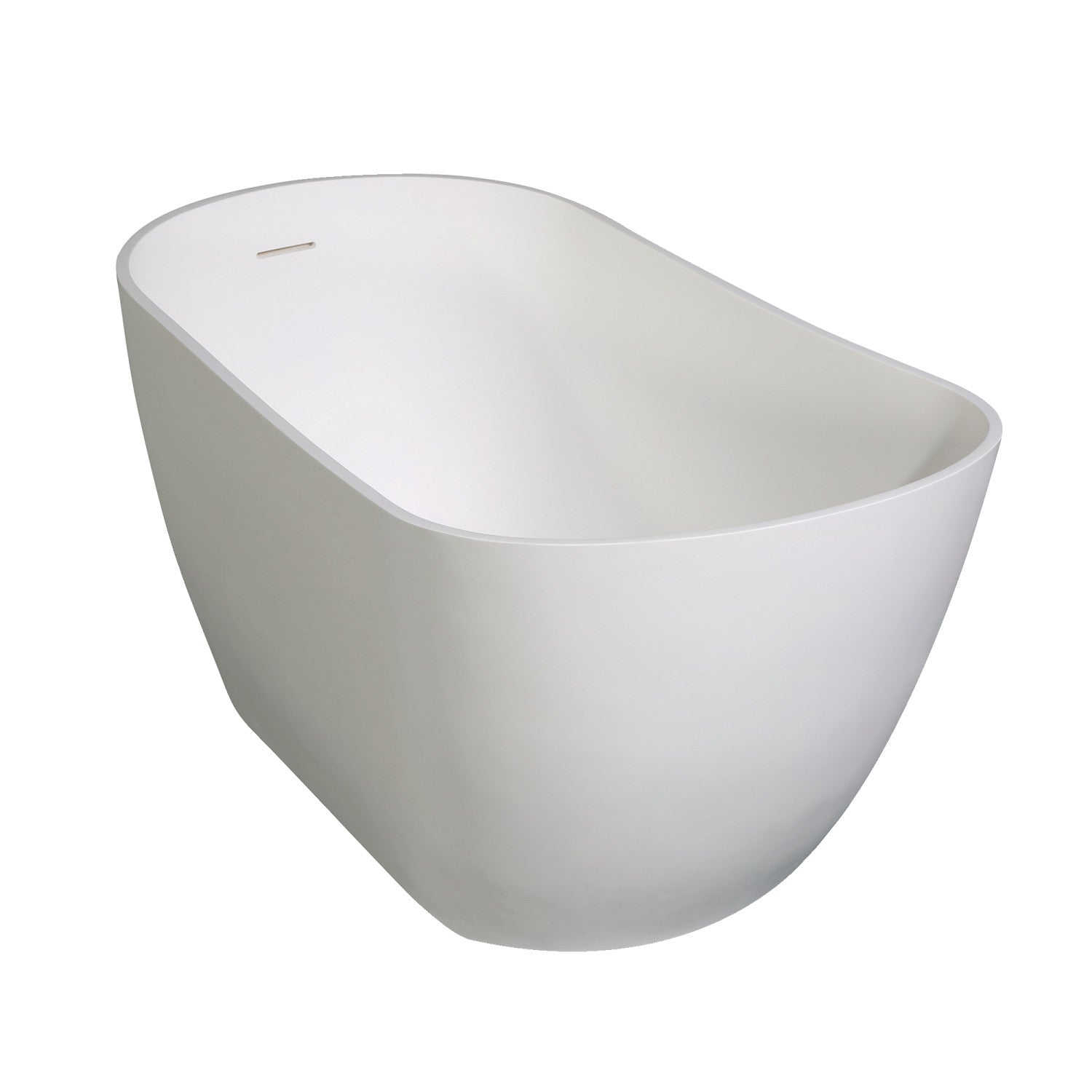 Kingston Sona VRTSS513026 - Arcticstone 52-Inch Solid Surface Oval