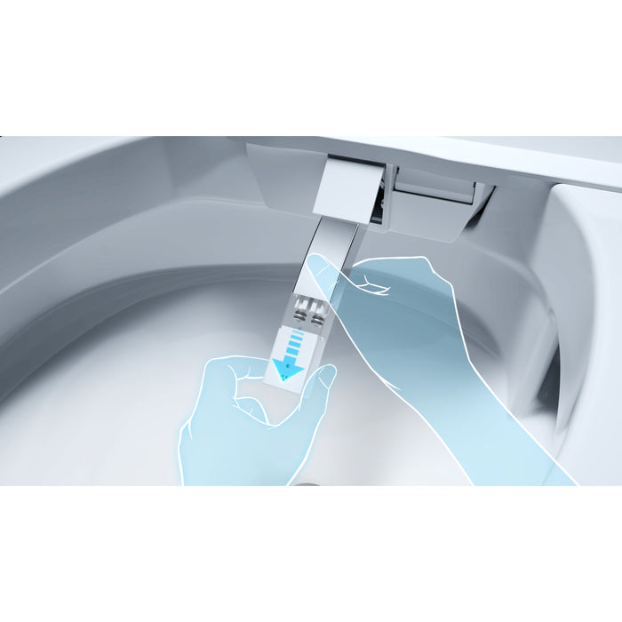 Edison VSC3991 Smart Toilet, White/Grey