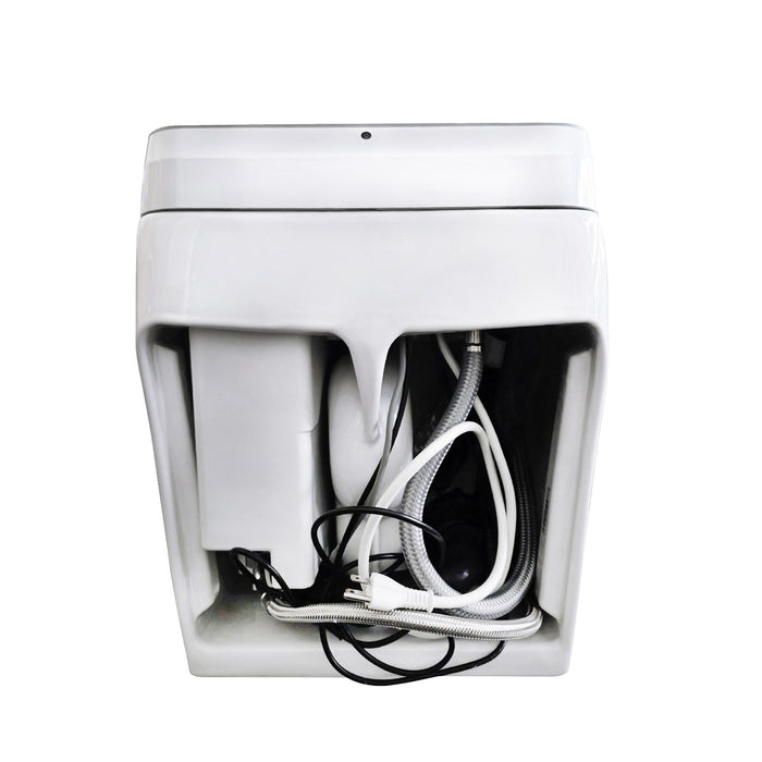 Edison VSC3991 Smart Toilet, White/Grey