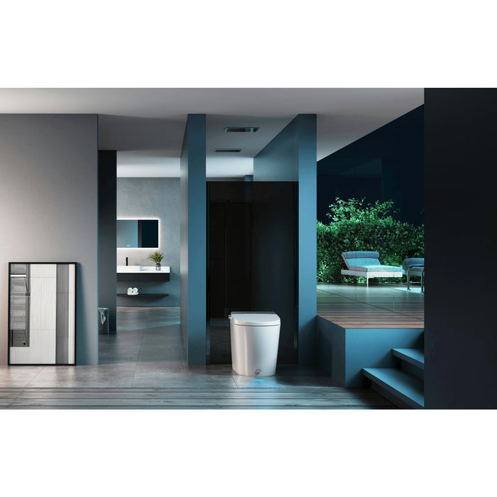 Edison VSC3991 Smart Toilet, White/Grey