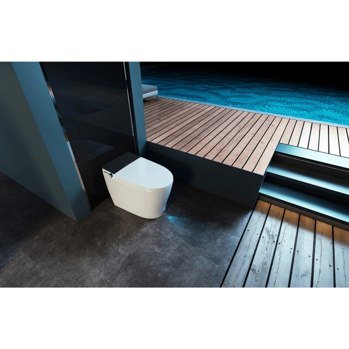 Upton VSC39910 Smart Toilet, White/Matte Black