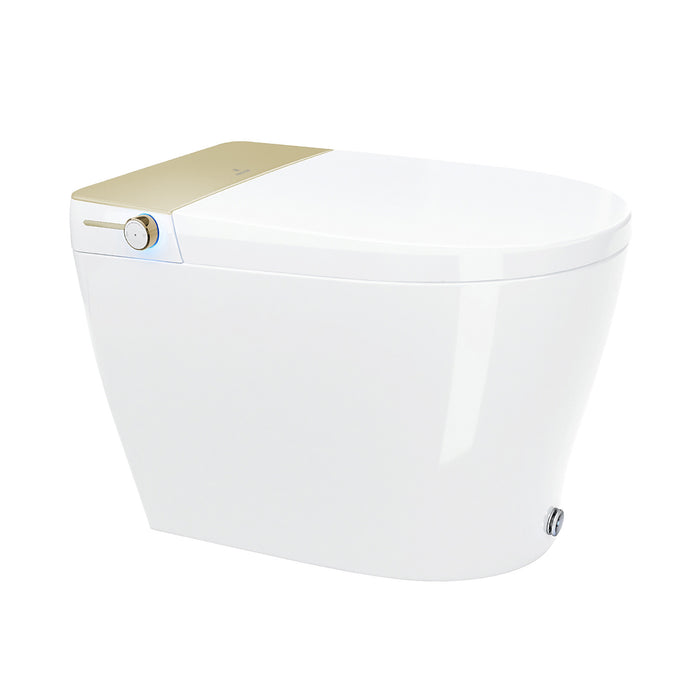 Upton VSC39917 Smart Toilet, White/Brushed Brass
