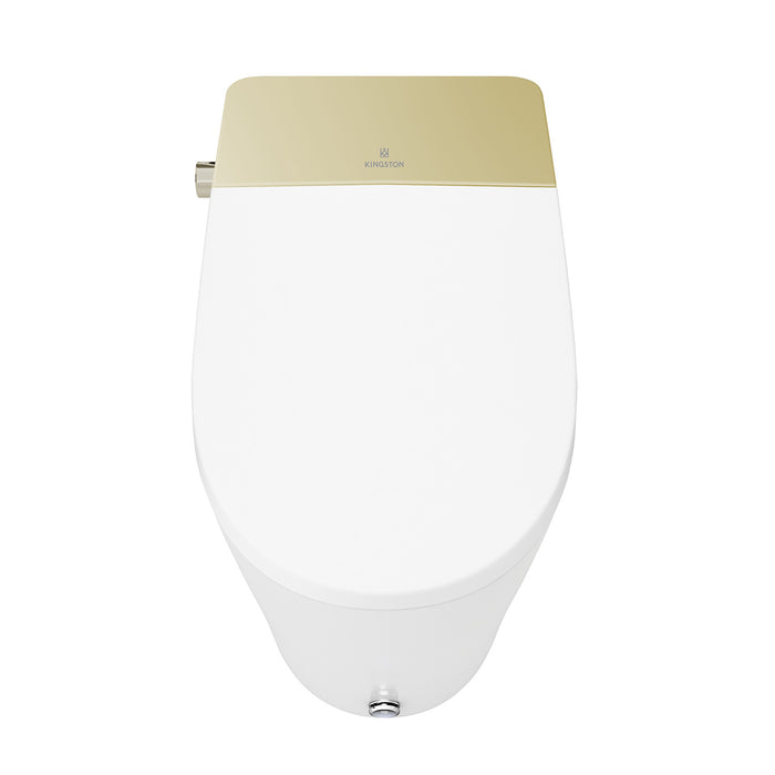 Upton VSC39917 Smart Toilet, White/Brushed Brass