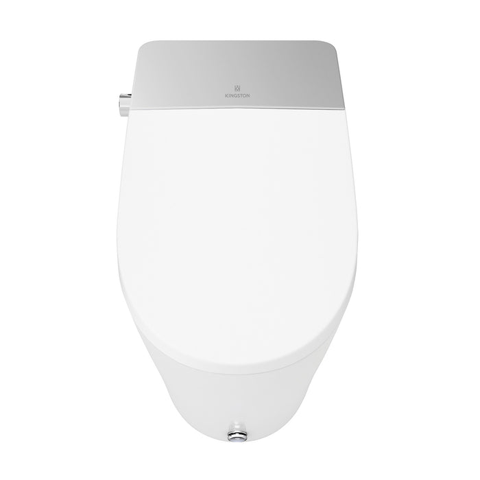 Upton VSC39918 Smart Toilet, White/Brushed Nickel