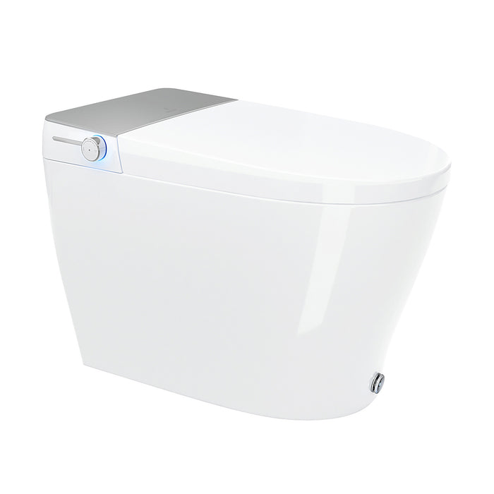 Upton VSC39918 Smart Toilet, White/Brushed Nickel