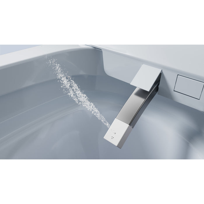 Upton VSC39918 Smart Toilet, White/Brushed Nickel