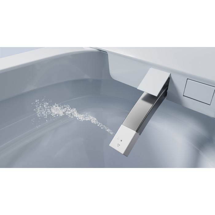 Upton VSC39918 Smart Toilet, White/Brushed Nickel