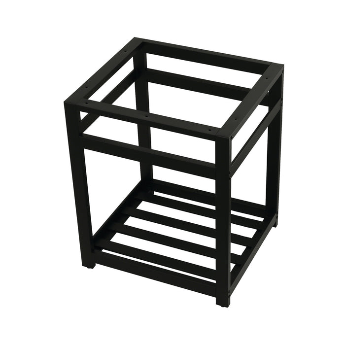 Kingston Commercial VSP2522A0 Steel Console Sink Base, Matte Black