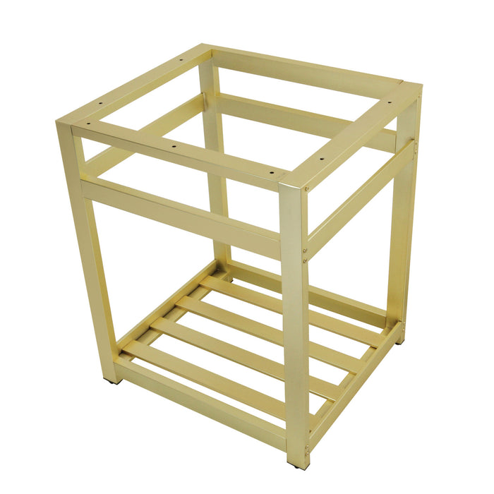 Kingston Commercial VSP2522A7 Steel Console Sink Base, Brushed Brass