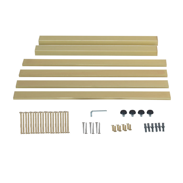 Kingston Kingston Commercial VSP2522H7 Bar Shelf for 25-Inch Console Sink, Brushed Brass