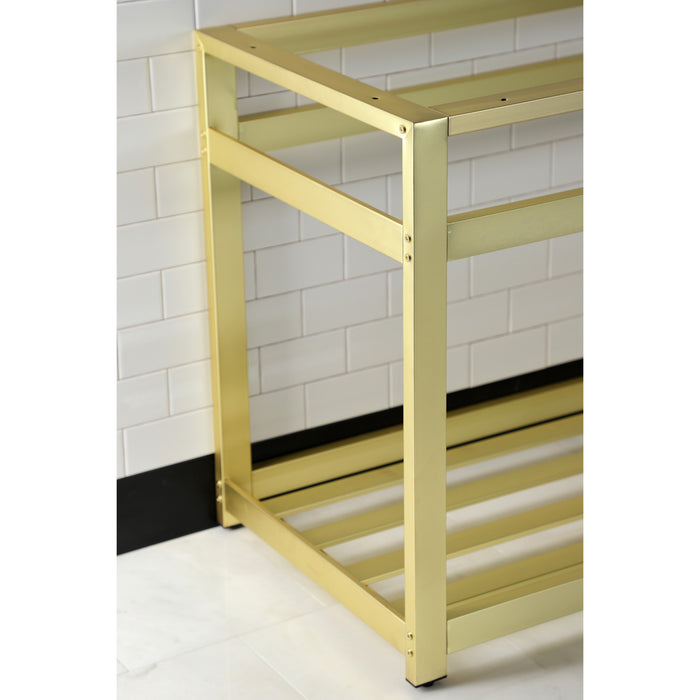 Kingston Sona VSP4922A7 - Kingston Commercial Steel Console Sink Base, Brushed Brass