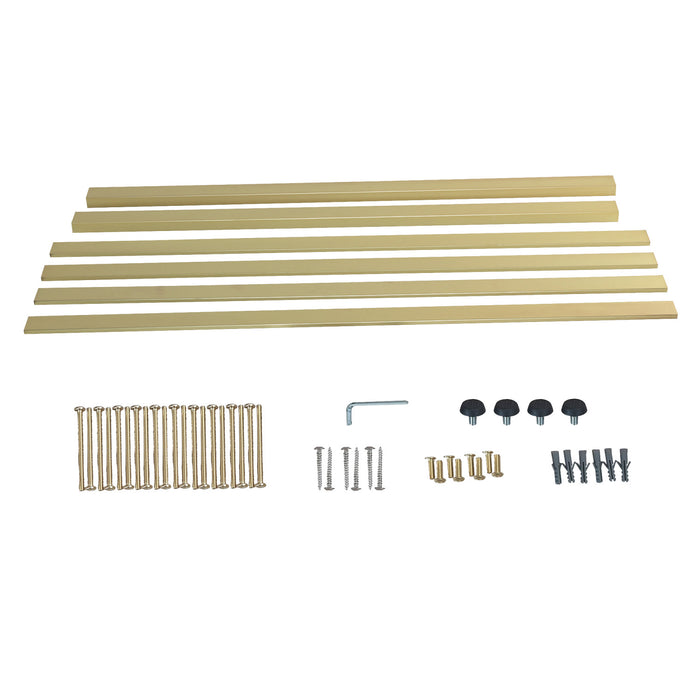 Kingston Kingston Commercial VSP4922H7 Bar Shelf for 49-Inch Console Sink, Brushed Brass