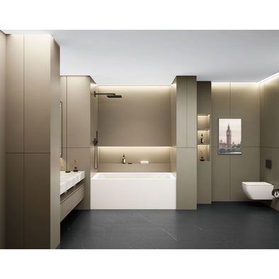 Kingston Tulare VTAP5436L22 - Aqua Eden 54-Inch Acrylic Rectangular 3-