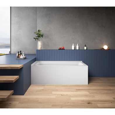 Kingston Tulare VTAP6032L21TS - Aqua Eden 60-Inch Acrylic Rectangular