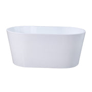 KINGSTON Brass Aqua Eden VTDE563224BA 56-Inch Acrylic Oval Double