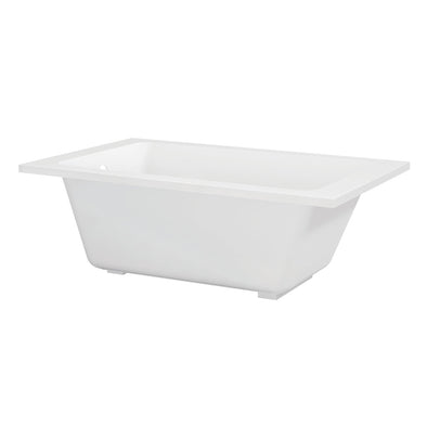 Kingston Brass Aqua Eden VTPN543219T 54-Inch Acrylic Rectangular