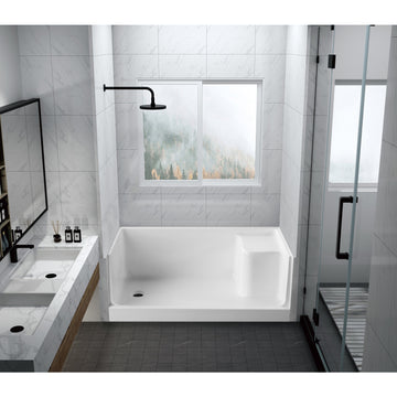 Kingston Tulare VTSB603221L - Grenada 60-Inch x 32-Inch Anti-Skid Acry