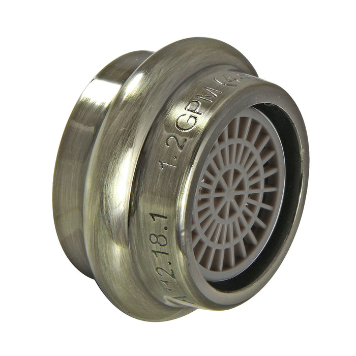 Kingston Cal Green Z12KBSA1600 1.2 GPM Female Aerator, Black Stainless