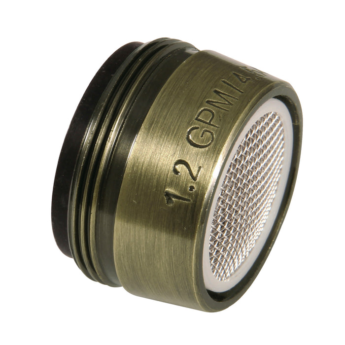 Kingston Cal Green Z12KBSA953 1.2 GPM Male Aerator, Antique Brass