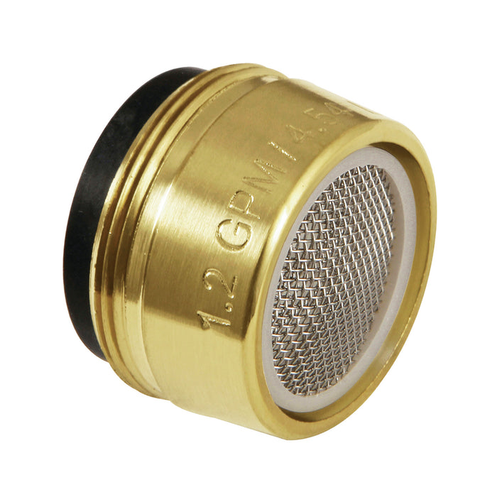 Kingston Cal Green Z12KBSA957SB 1.2 GPM Male Aerator, Brushed Brass